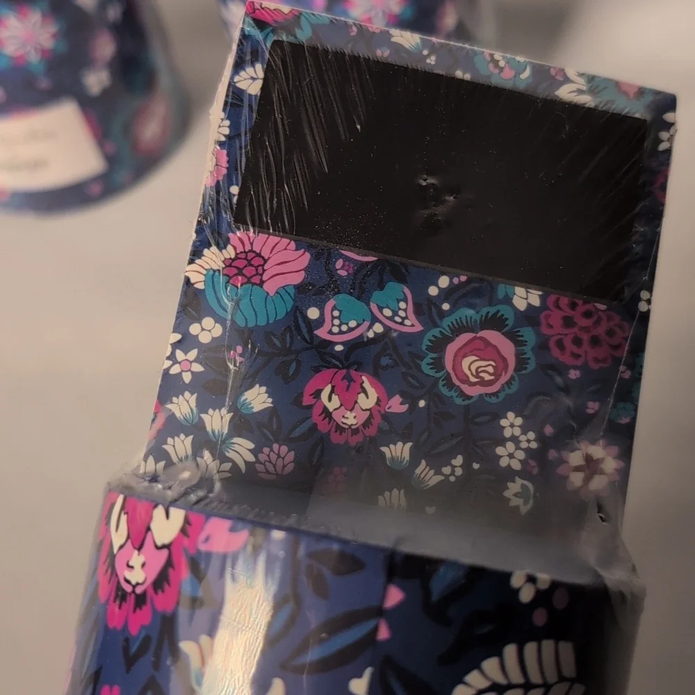 Vera Bradley X Staples Set of 3 Pen Cups & Magnetic Note Pad Sets in Bloom Berry